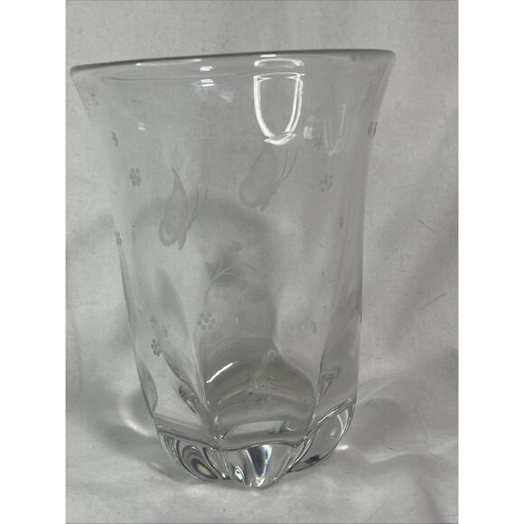 Mid-Century Modern Orrefors Butterfly Vase- Signed and Numbered - Picture 3 of 4